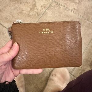 Coach Tan Leather Women’s Wristlet or Wallet- NWT!!!